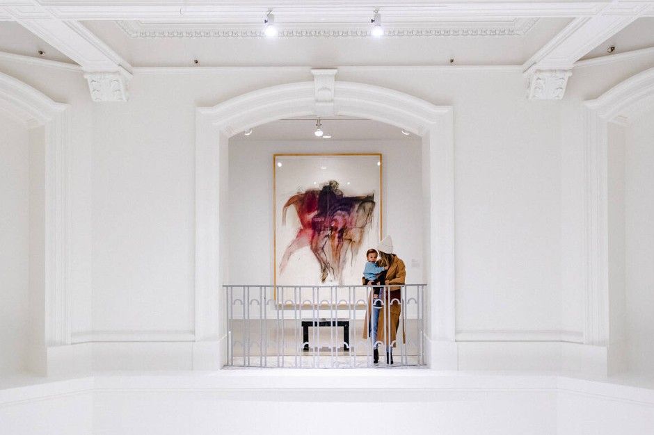 Vancouver Art Gallery interior stairway