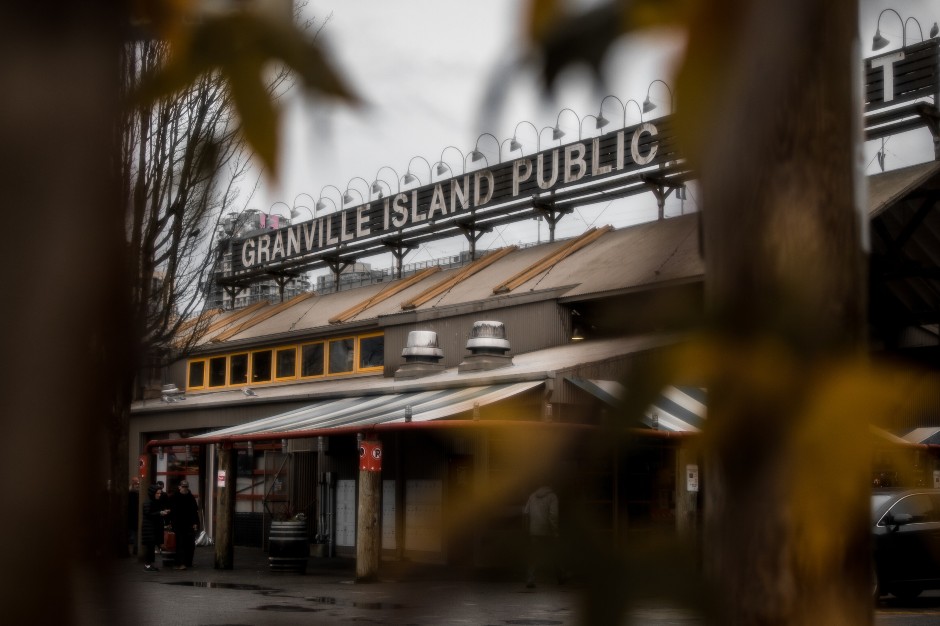 A part of Granville Island Public Market